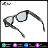 🕶️ Smart Glasses with Camera | AI-Powered Multifunction Wearable📸 Video & Photo Recording | 🎧 Bluetooth Calling | 🌐 AI Voice Translation | 💦 IP65 Waterproof