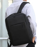 Xajzpa New Versatile Business Bag USB Rechargeable School Bag Waterproof Laptop Bag Backpack