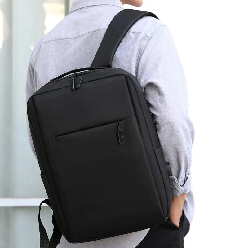 Xajzpa New Versatile Business Bag USB Rechargeable School Bag Waterproof Laptop Bag Backpack