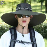 Breathable UPF 50 Fishing Sun Hat for Men & Women