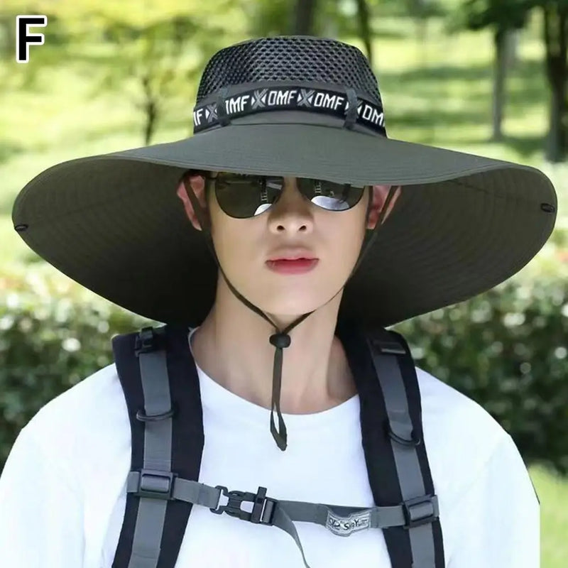 Breathable UPF 50 Fishing Sun Hat for Men & Women