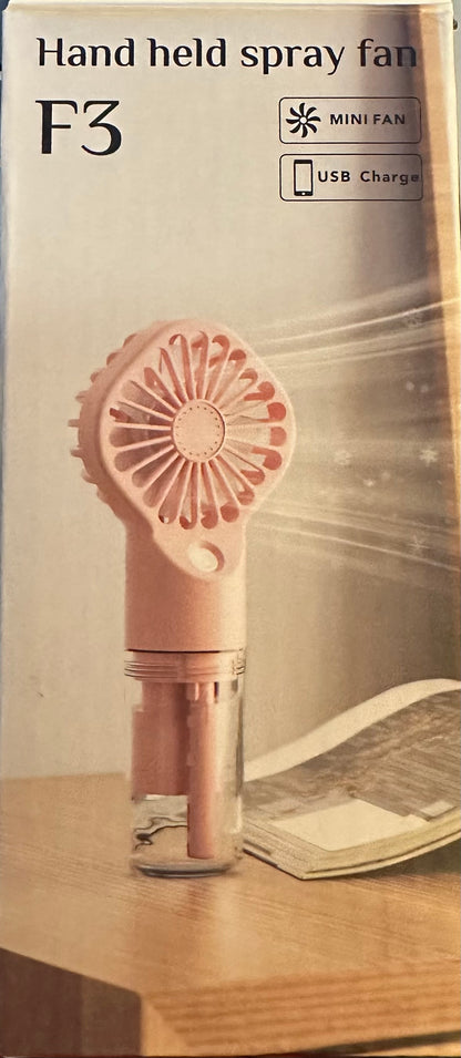 Portable Handheld Spray Mist Fan mini handheld fan fan